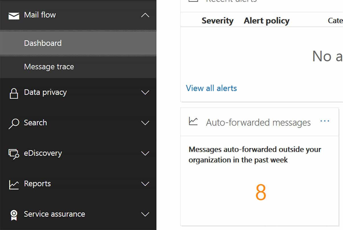 How do I check to see if emails have been auto-forwarded in Microsoft 365.