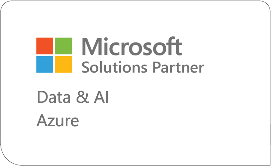 Microsoft Solutions Partner designation for proficiency in Data & AI (Azure)